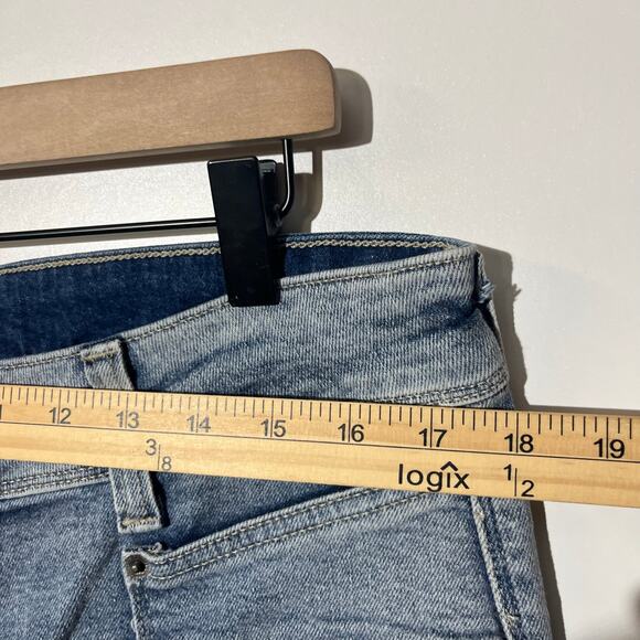 Forever 21 Premium Denim Blue Jeans Flared Boot Cut Flex Womans Size 30 - Picture 6 of 6